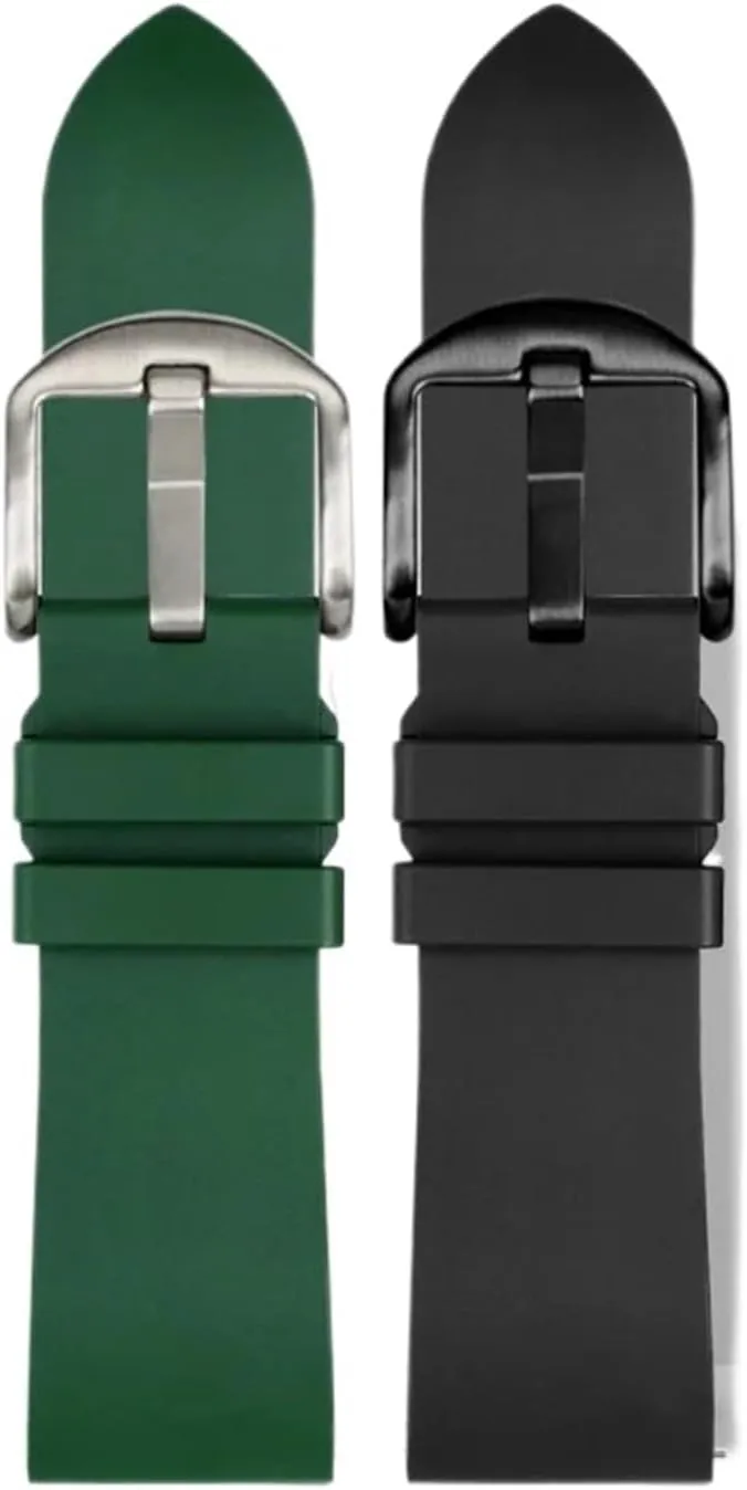 -Grade Fluorine Rubber Watch Strap 20mm 22mm 24mm Bracelet Quick Release Watchband Fit For Each Diving Watches Band