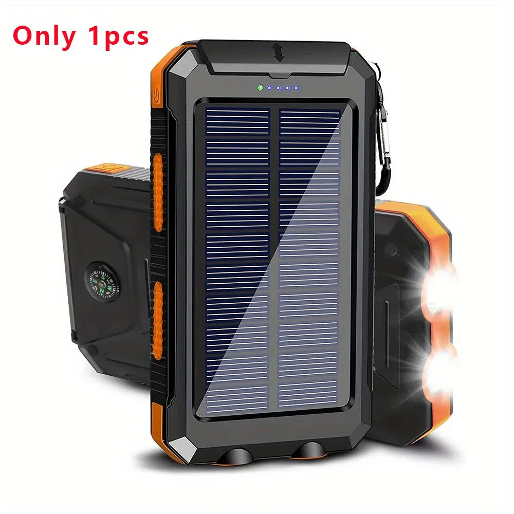 10000Ah USB Portable Charger Solar Power Bank