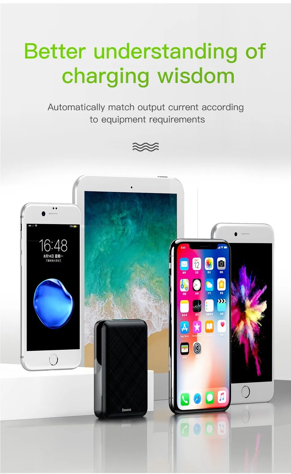 10000mAh Mini Power Bank  LED Display Portable Charger