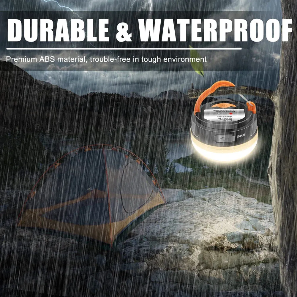 10W LED Camping Lantern Tents lamp 1800mAh  Portable Camping Lights Outdoor Hiking Night Hanging lamp USB Rechargeable