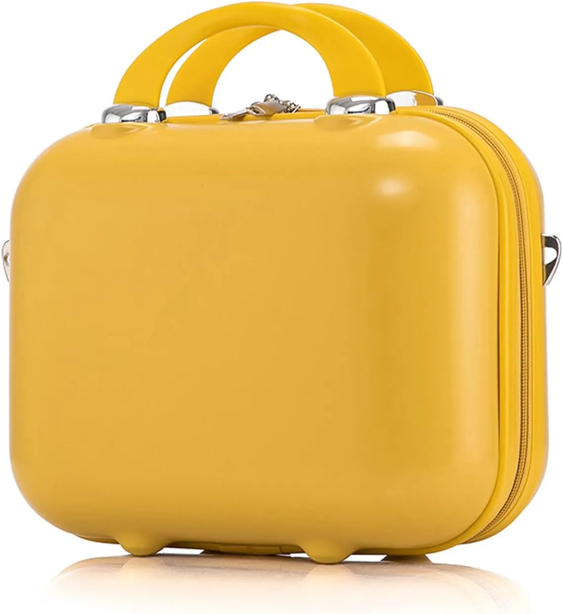 14Inch Vanity Cases with Soft Handle, Portable Hard Shell Makeup Travel Case for Women Girl, Waterproof Makeup Travel Case for Skincare