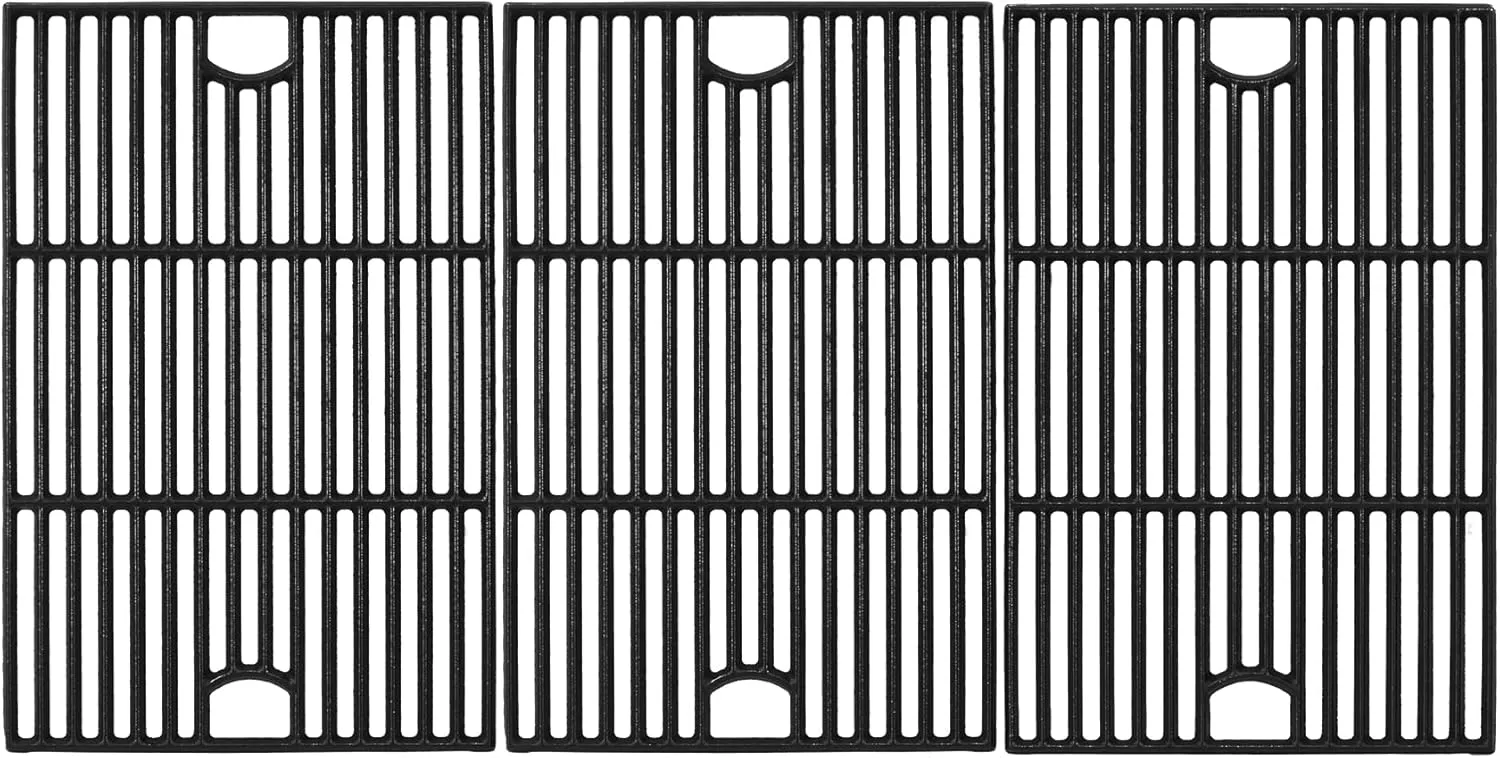 17 inch 720 0896b Grill Grates for Nexgrill 6 Burner 720-0896B 720-0898 720-0896X 720-0896E Gas Grill, Cast Iron Cooking Grids for Nexgrill 6-Burner Deluxe 720-0896B Grill Replacement Part