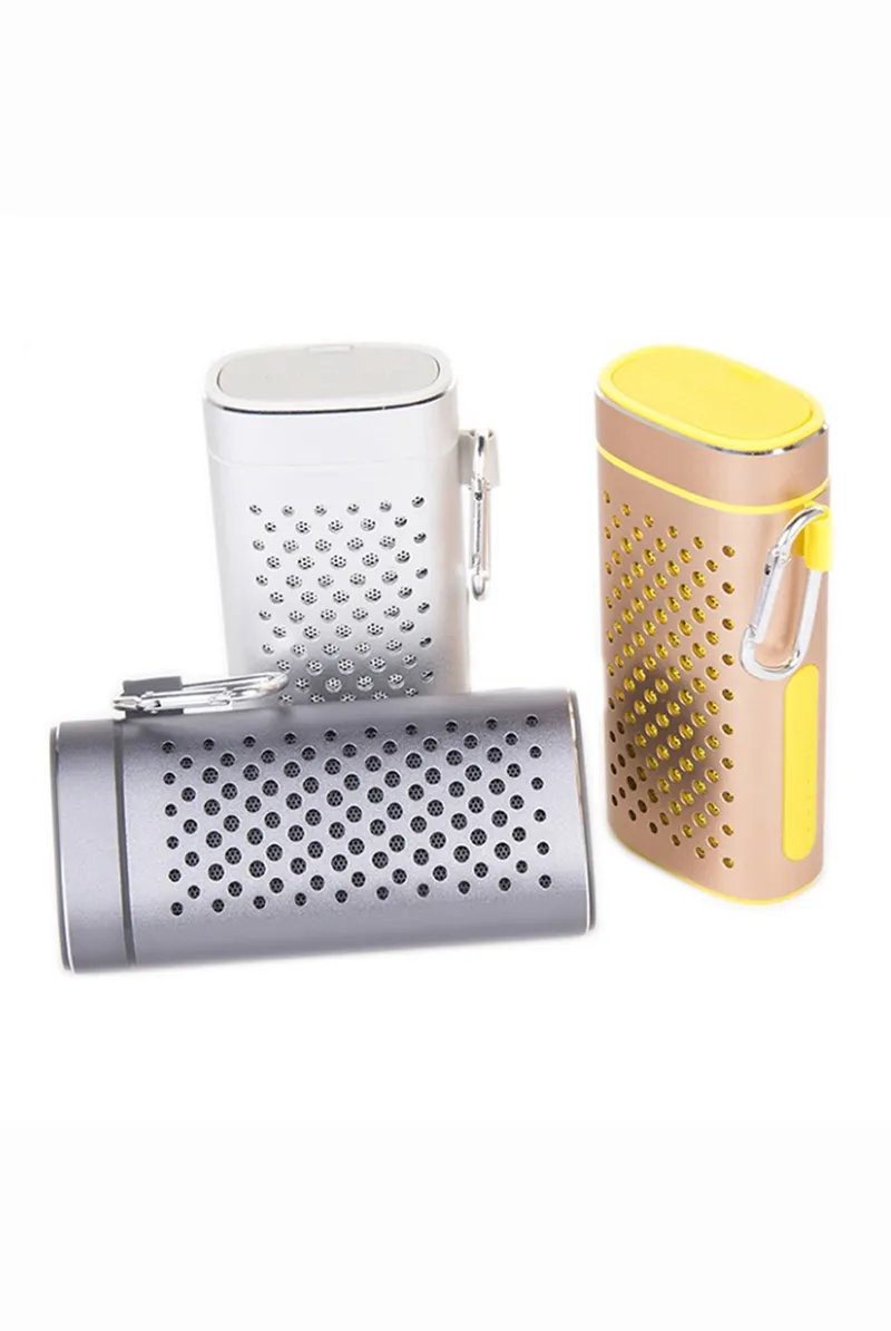 2 in 1 BC-SB004-BK Bluetooth Speaker with 4400mAh Power Bank Black