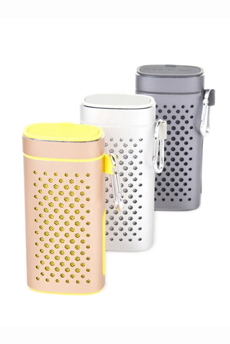 2 in 1 BC-SB004-BK Bluetooth Speaker with 4400mAh Power Bank Black
