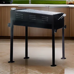 2105 Terrace Garden Picnic Barbecue with Skewers & Wooden Handle