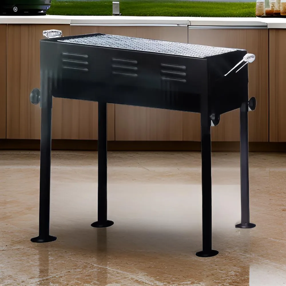 2105 Terrace Garden Picnic Barbecue with Skewers & Wooden Handle