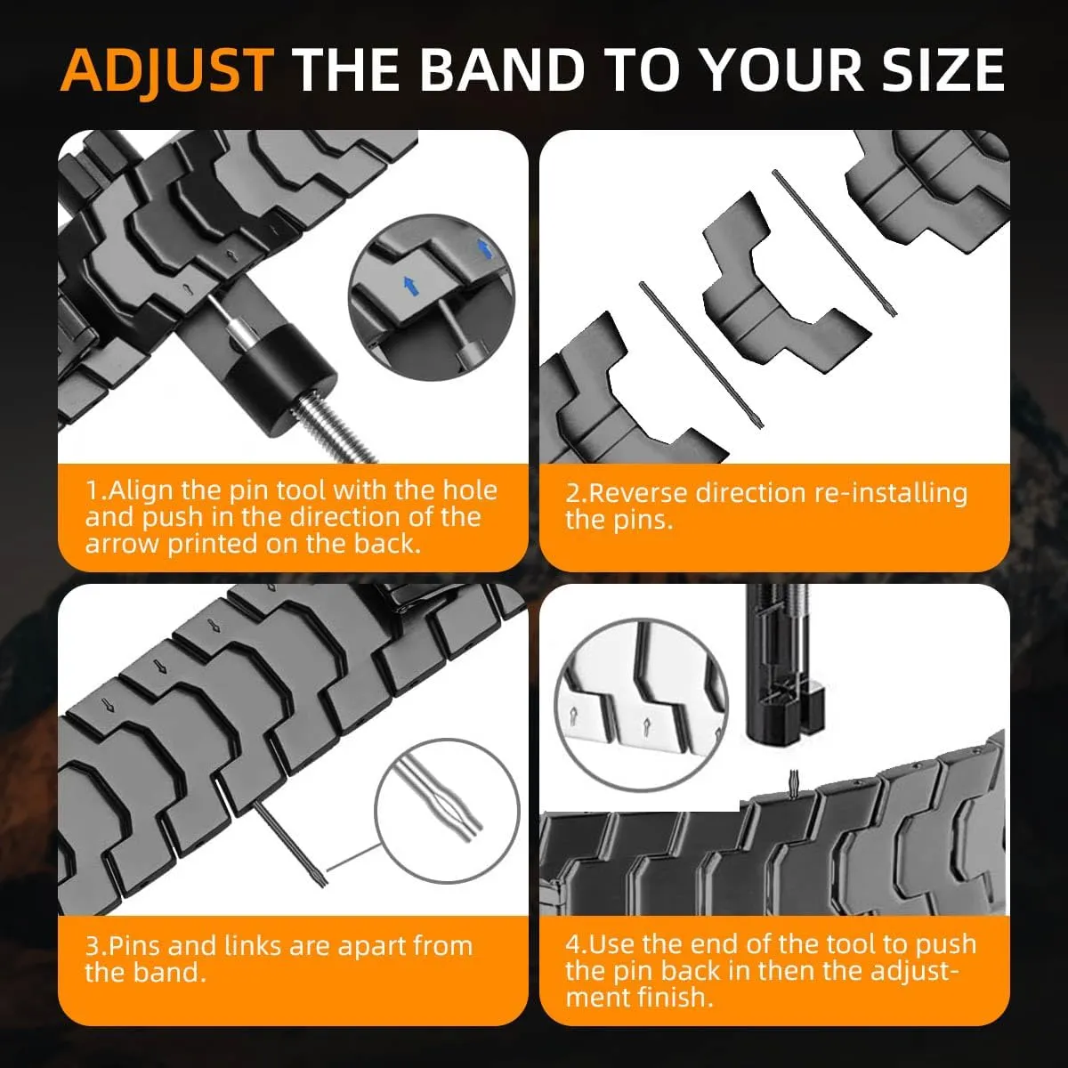 22mm Mecha Steel Bands Compatible for Garmin Fenix 8 47mm/7/6/5 Band,Quick Fit Rugged Utra Metal Strap with Folding Clasp for Fenix 5 Plus/Epix Gen 2/Forerunner 965/Epix Pro 47mm/45mm Instinct 3/2 Men