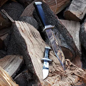 2pc Bowie Knife Combo Set