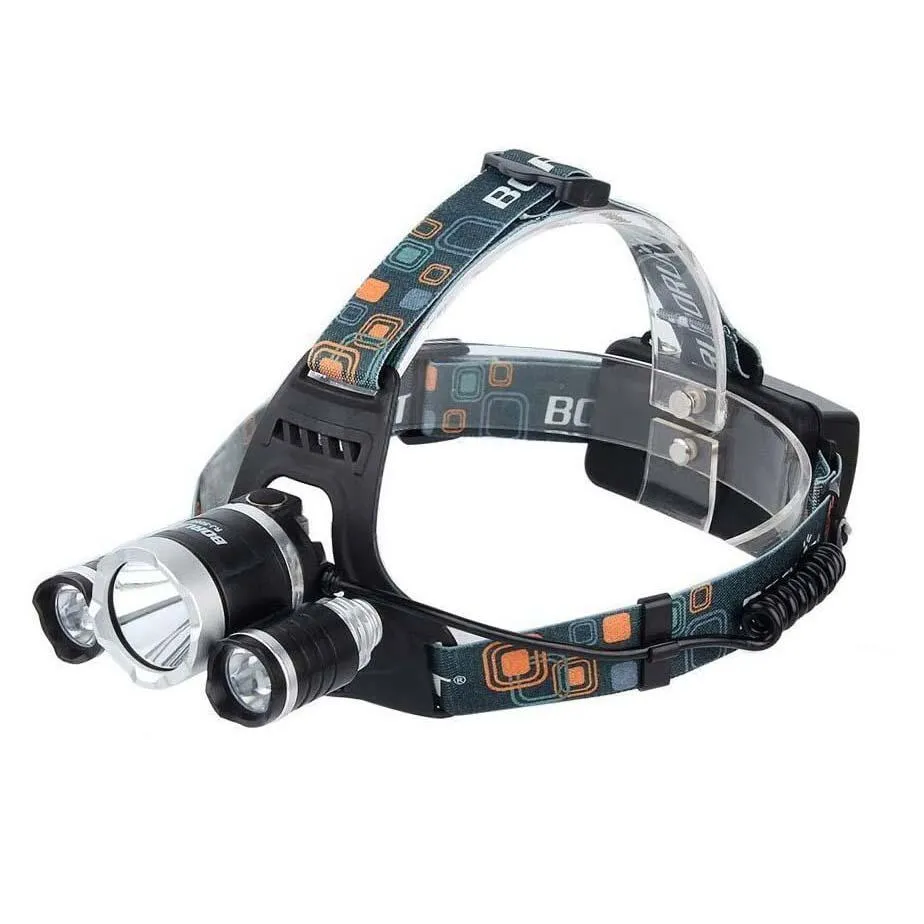 3 LED XM-L T6 Waterproof Headlamp LED Torch Flashlight