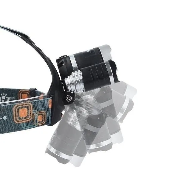 3 LED XM-L T6 Waterproof Headlamp LED Torch Flashlight