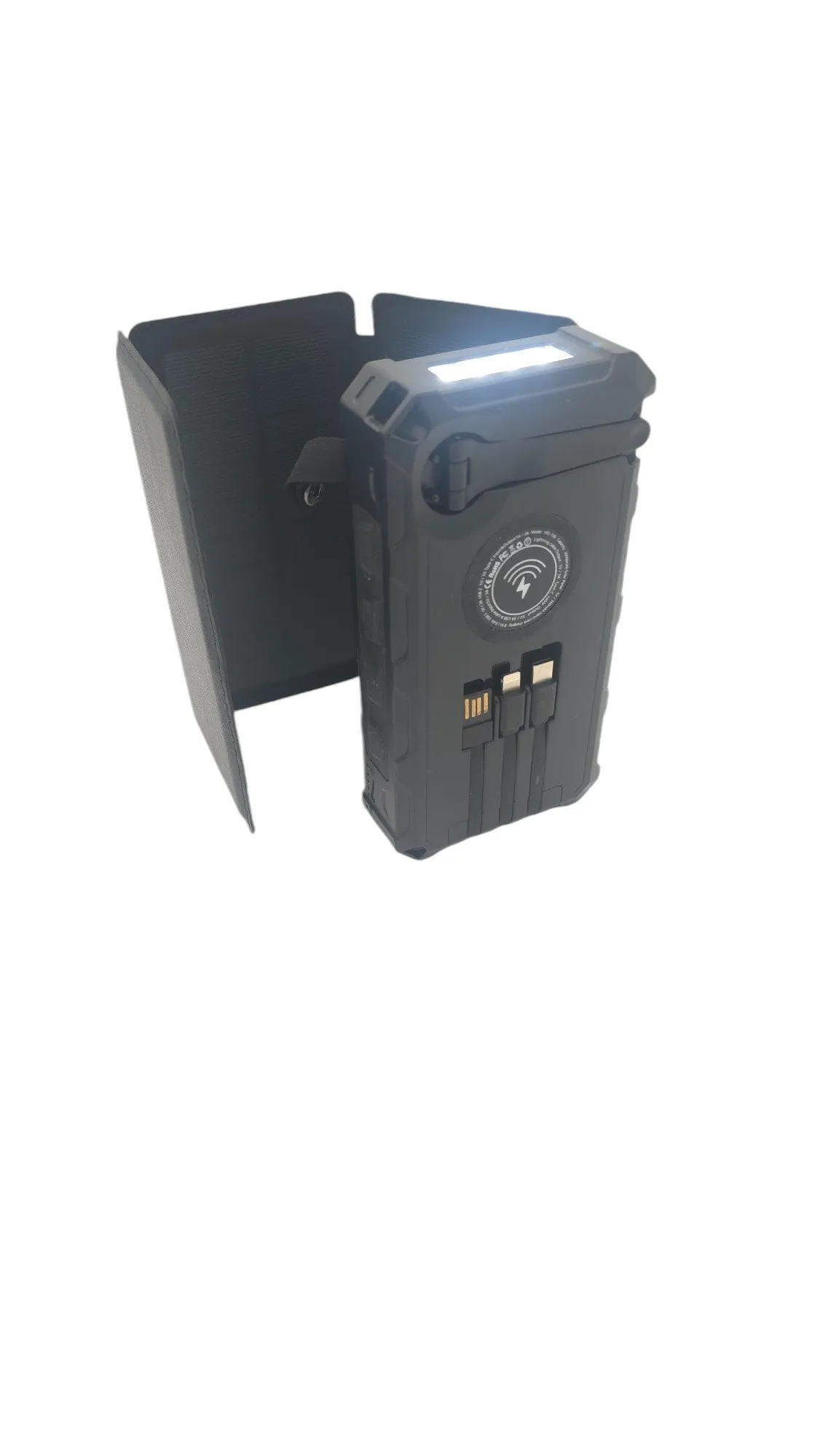 30,000mAh Solar Battery Bank – Power Anywhere, Anytime