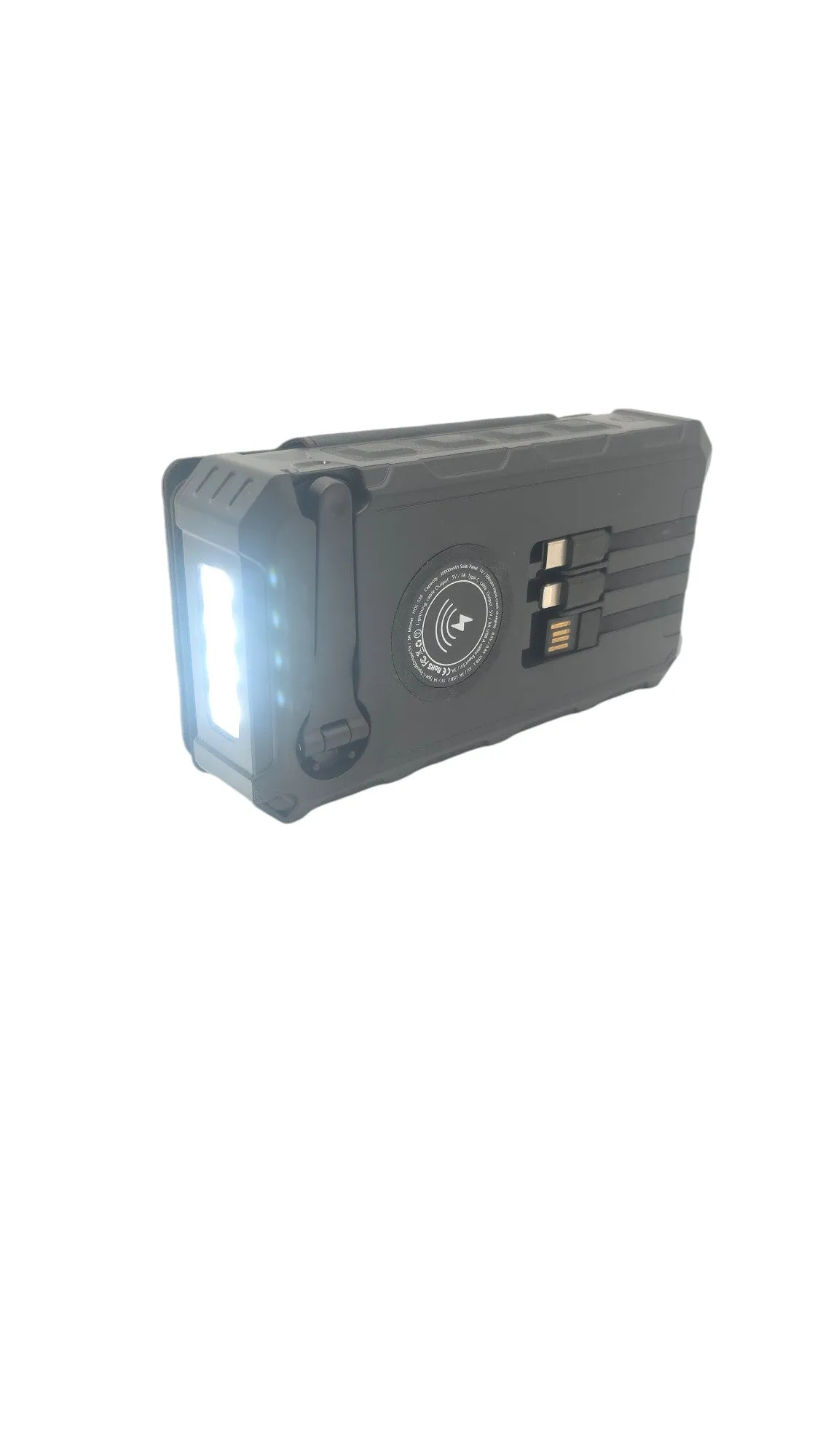 30,000mAh Solar Battery Bank – Power Anywhere, Anytime