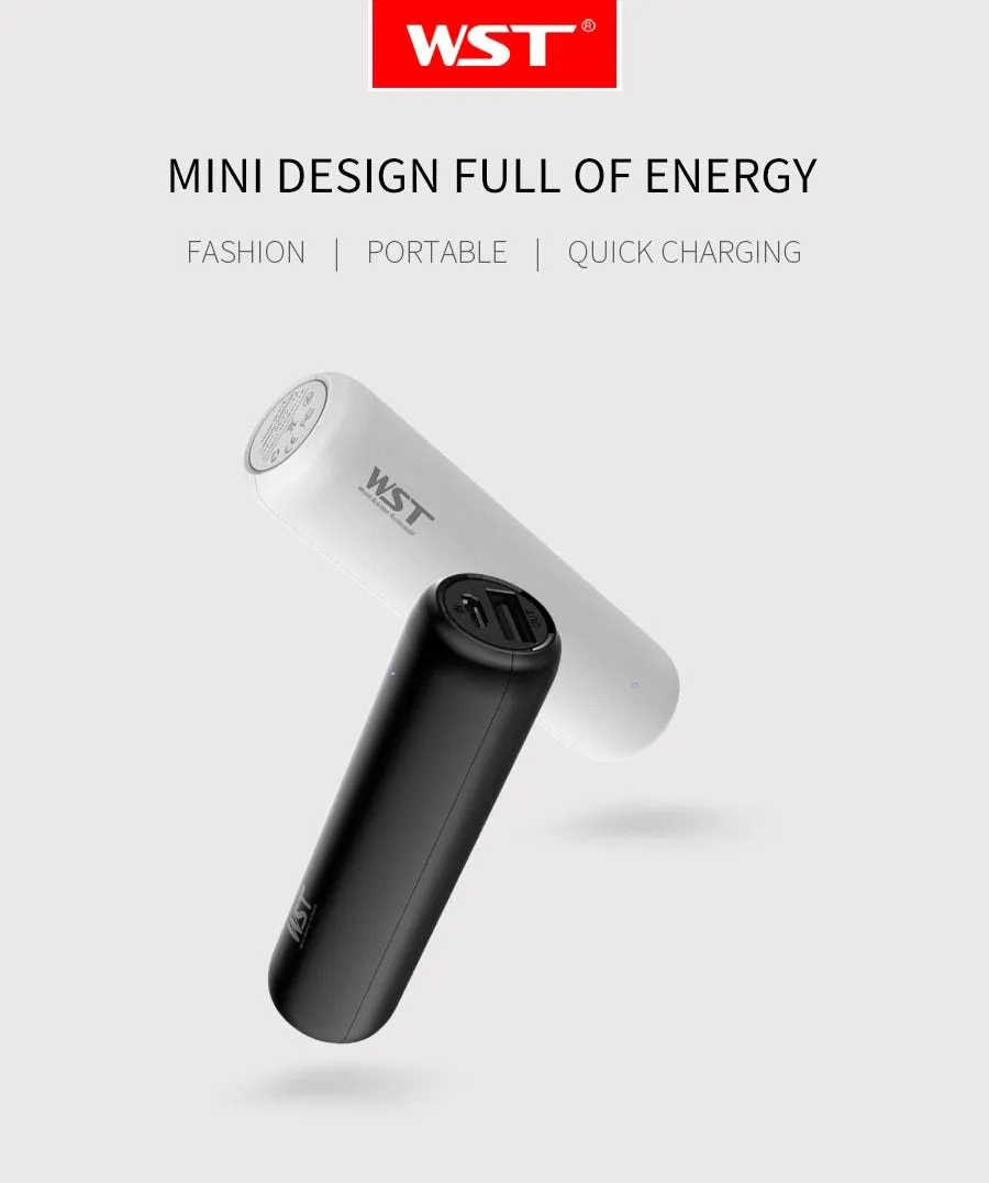 3350mAh Mini Power Bank with USB Port