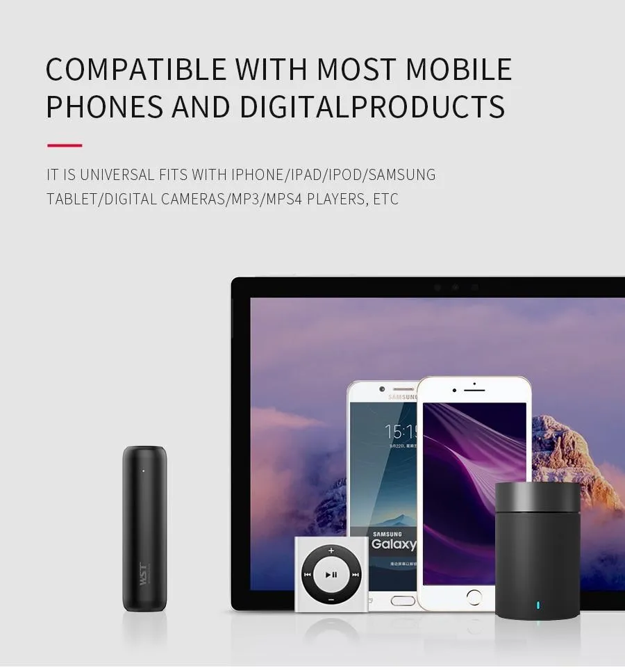 3350mAh Mini Power Bank with USB Port