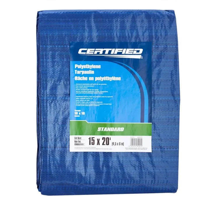 3530125 Poly Tarp, 15 x 20-ft