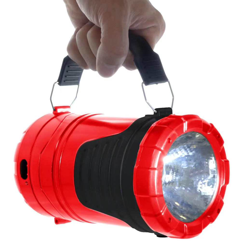 360-Degree Solar Powered LED 5-in-1 Lantern