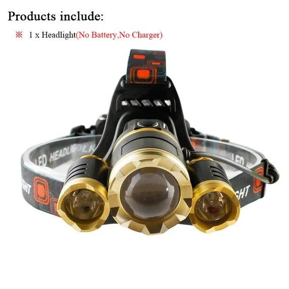 3T6 CREE XML T6 zoom led headlight IR headlamp USB 18650 battery head lamp camping waterproof hike light fishing head lanterna