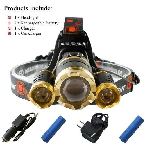 3T6 CREE XML T6 zoom led headlight IR headlamp USB 18650 battery head lamp camping waterproof hike light fishing head lanterna
