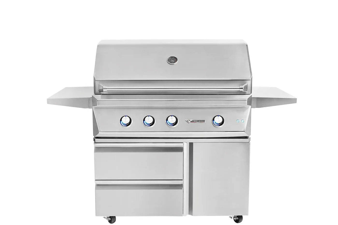 42" Twin Eagles Grill Base w/ Storage Drawers, Single Door