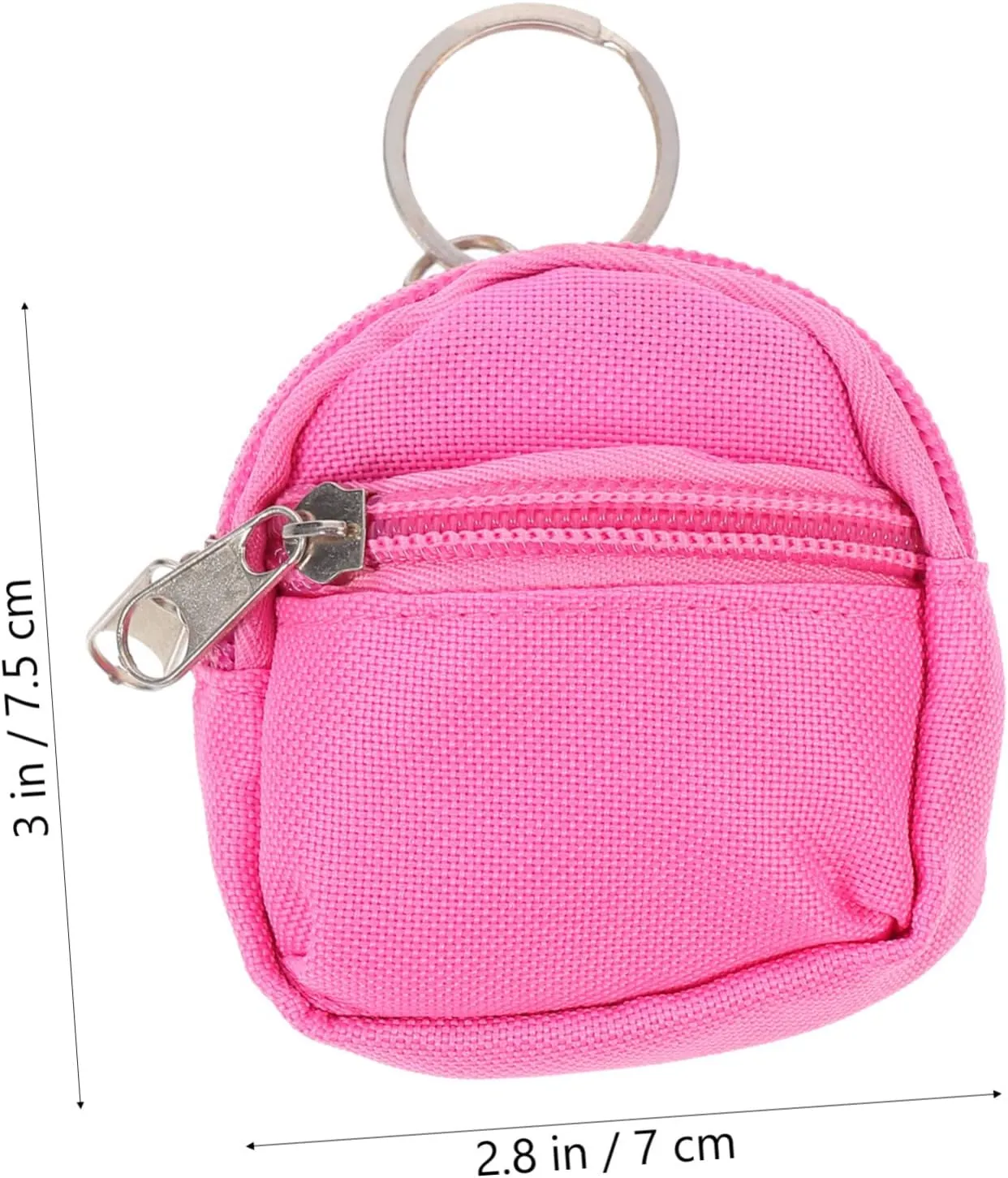 5 pcs Miniature Schoolbag Decor Cute Mini Backpack for Dollhouse Accessories Present for Miniature Collectors High Grade Material Vividly Designed