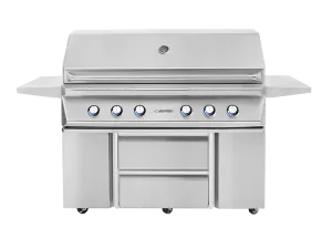 54" Twin Eagles Grill Base w/ Storage Drawers, Two Doors