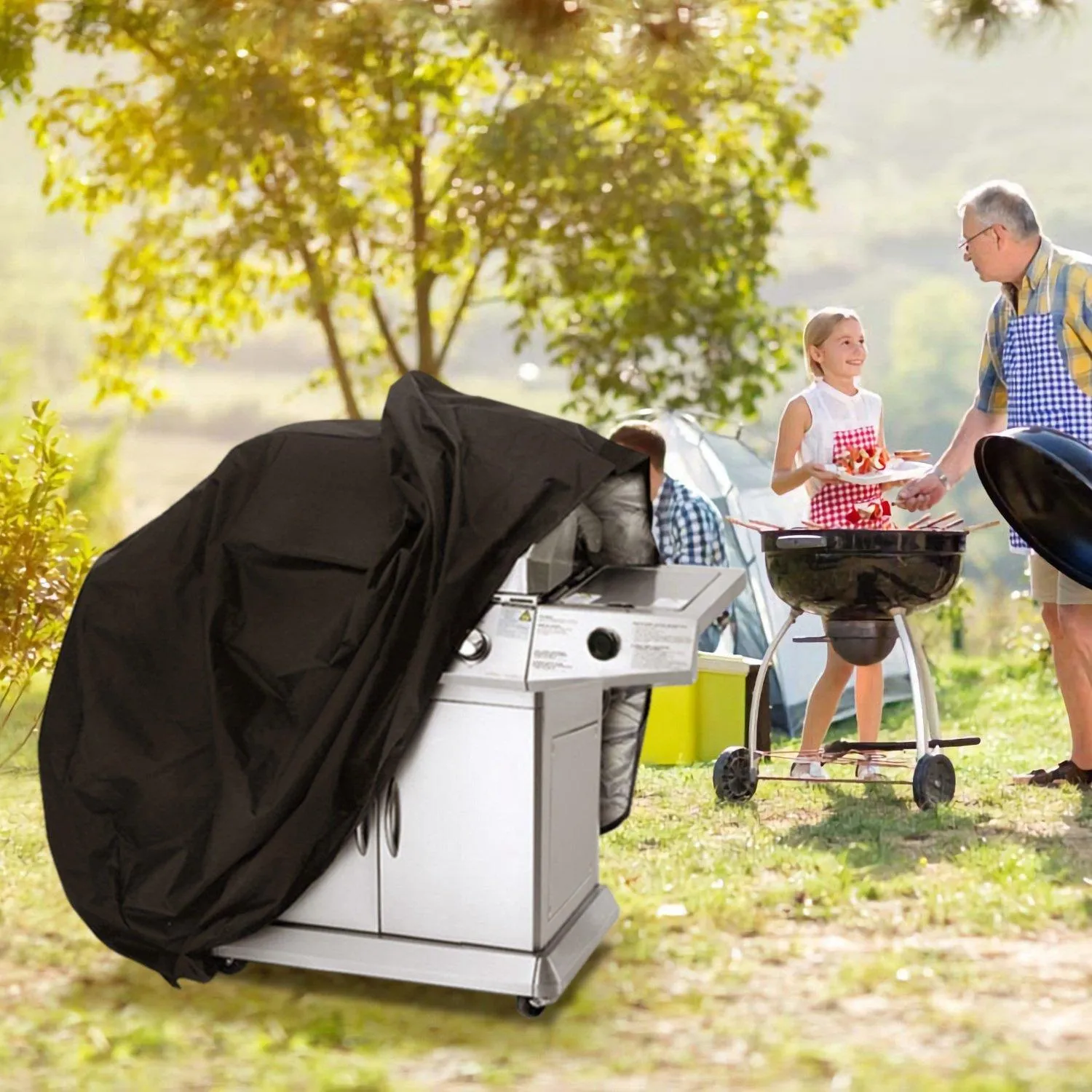 57-Inch Weather Resistant Barbecue Grill Cover