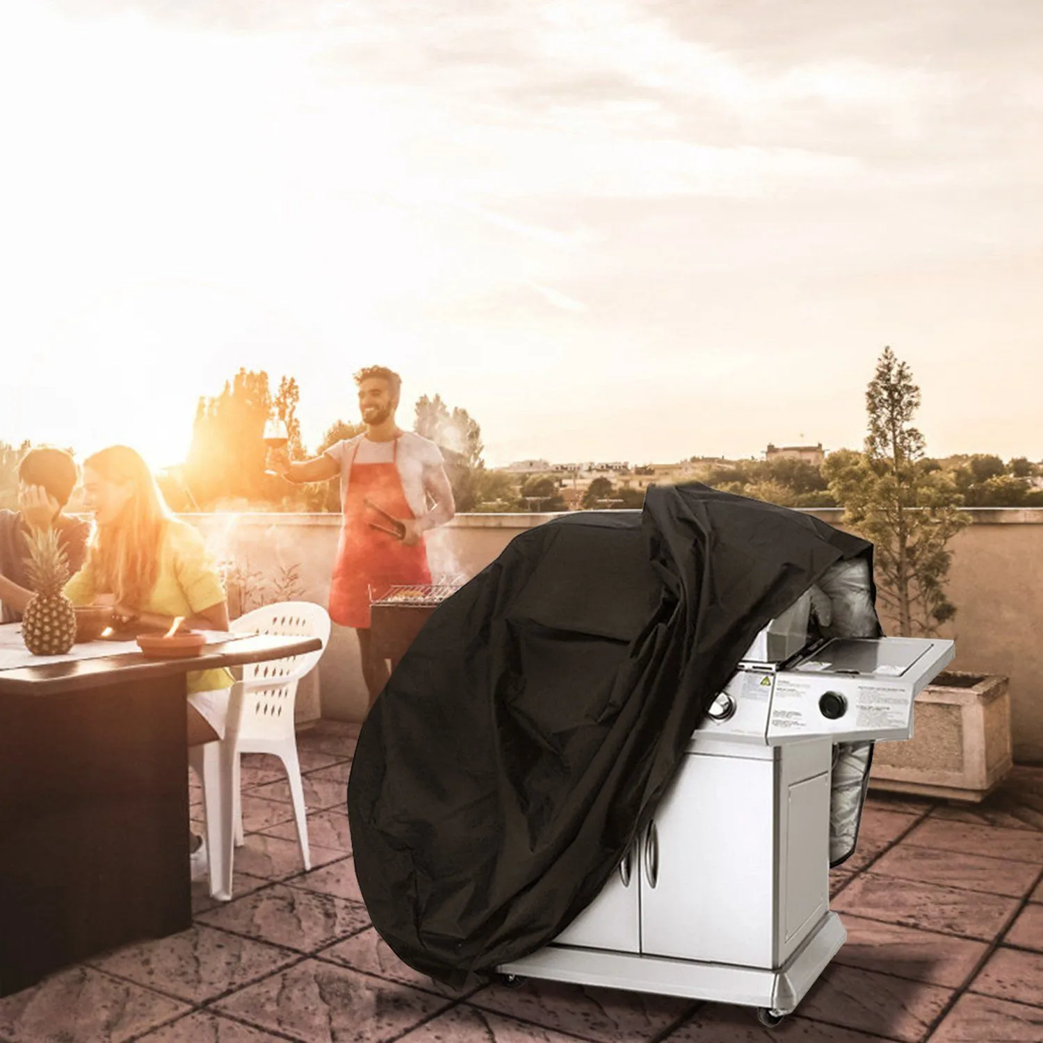 57-Inch Weather Resistant Barbecue Grill Cover
