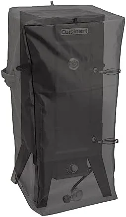 600D Waterproof Universal Vertical Smoker Cover for COS-244 36” Vertical Propane Smoker and COS-330 30" Electric Smoker, Grill Cover Replace for Cuisinart CGC-10244, Fits up to 36"