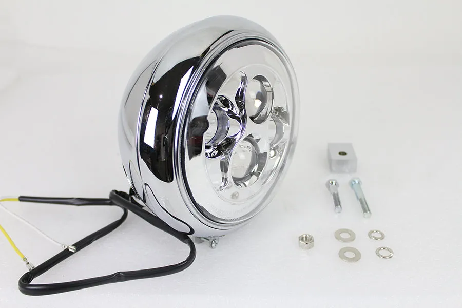 7 LED FLST Headlamp Assembly Chrome 1986 / 2017 FLST