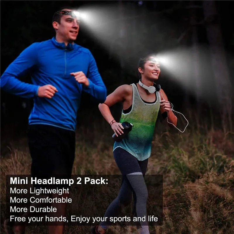 8 Modes Hand-Free Motion Sensor Powerful LED Headlight, COB Flashlight, USB Rechargeable, Waterproof, 180° Beam Angle for Camping and Fishing