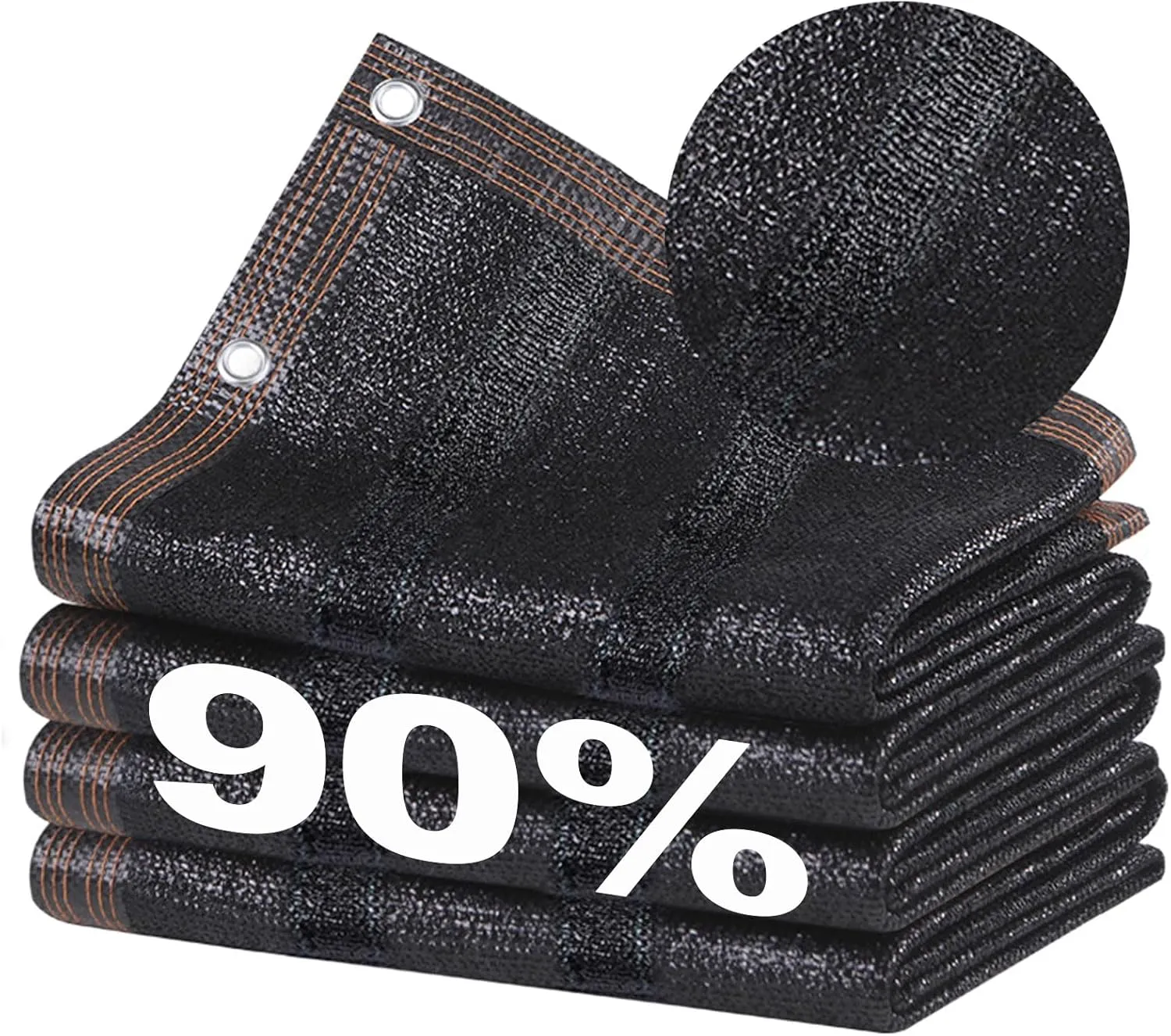 90% Shade Cloth, 10x10 FT Tear Resistant Sun Shade Net with Reinforced Grommet, Durable Garden Shade Tarp Cover for Greenhouse, Plant Cover, Chicken Coop, Patio,16x39ft/500x1200cm