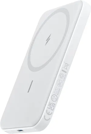 Anker 621 Magnetic Portable Charger (MagGo), 5,000mAh Wireless Power Bank with USB-C Cable, Magsafe-Compatible Battery Pack for iPhone 16 /15/14/13/12 Series