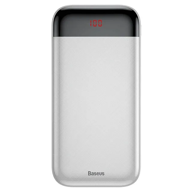 Baseus 20000mAh Power Bank For iPhone Xiaomi mi 9 20000 mAh Portable Charger Powerbank USB C Fast External Battery Poverbank
