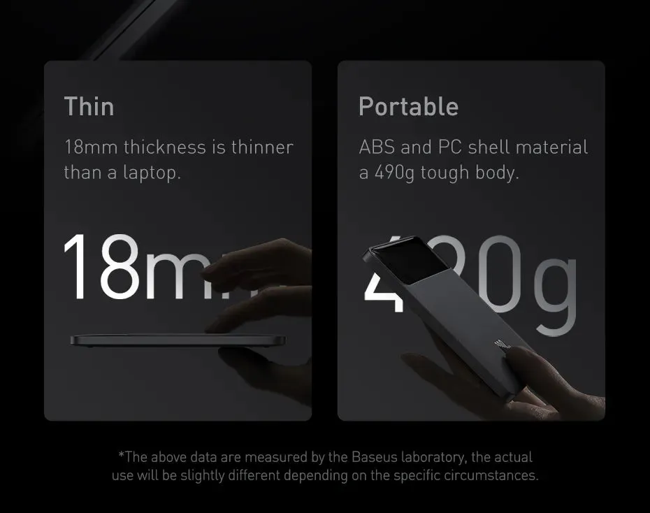 BASEUS Blade 100W 20000mAh Fast Charging Portable Power Bank