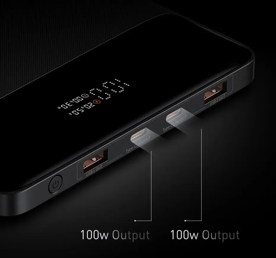 BASEUS Blade 100W 20000mAh Fast Charging Portable Power Bank