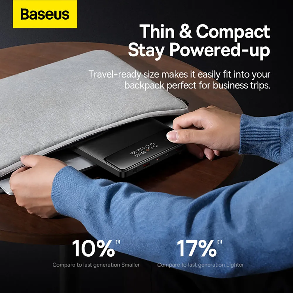 Baseus Blade High Power Digital Display Fast Charge Power Bank HD Edition 20000mAh 100W - Black