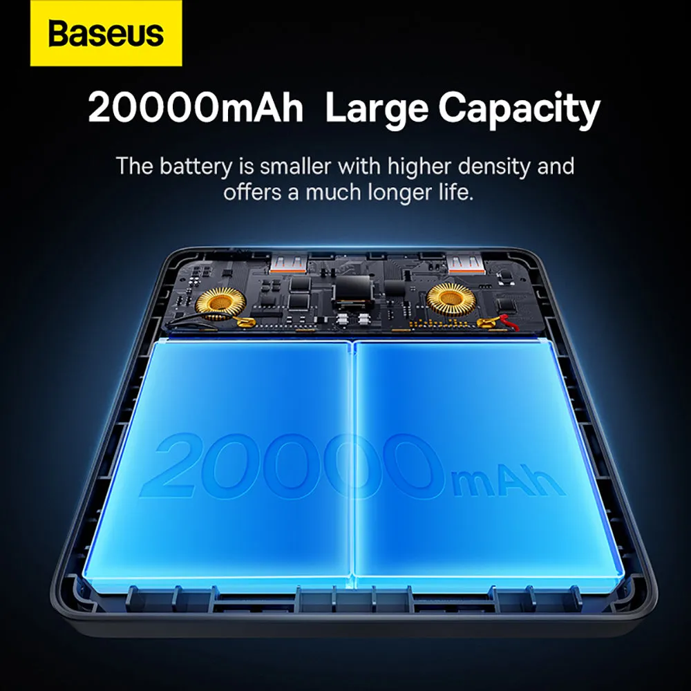 Baseus Blade High Power Digital Display Fast Charge Power Bank HD Edition 20000mAh 100W - Black