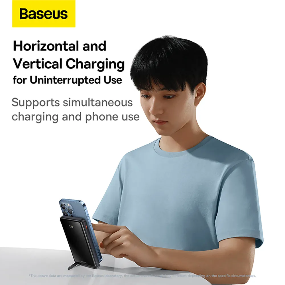 Baseus Magnetic Bracket Wireless Fast Charge Power Bank 10000mAh 20W - Blue