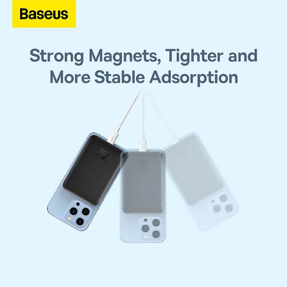 Baseus Magnetic Mini Air Wireless Fast Charging Power Bank 6000mAh 20W - Starry Black