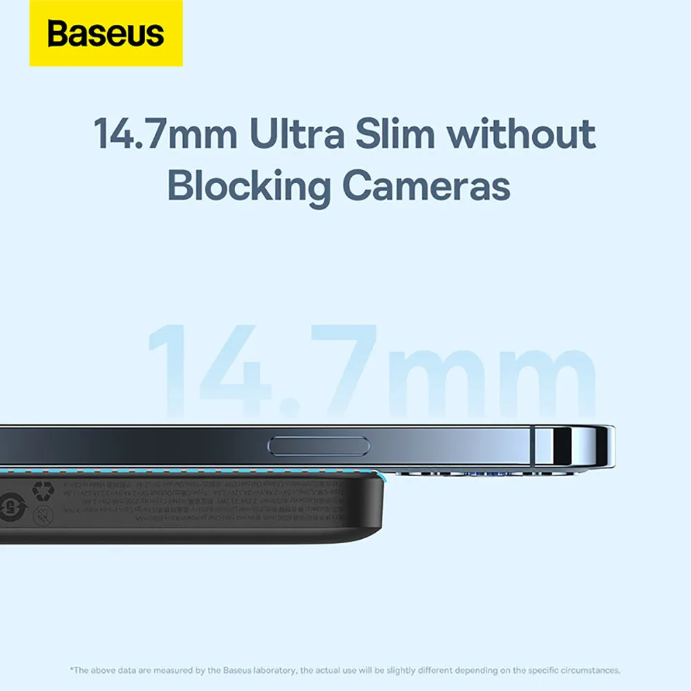 Baseus Magnetic Mini Air Wireless Fast Charging Power Bank 6000mAh 20W - Starry Black