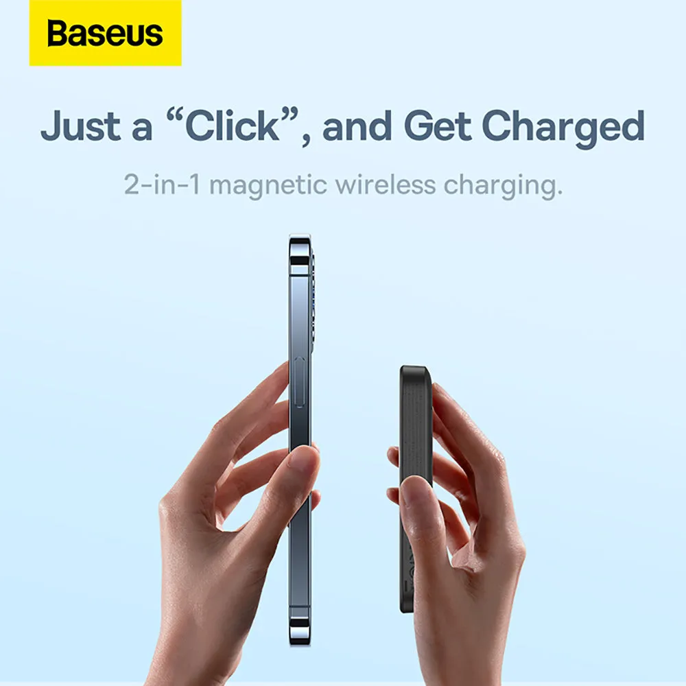 Baseus Magnetic Mini Air Wireless Fast Charging Power Bank 6000mAh 20W - Starry Black