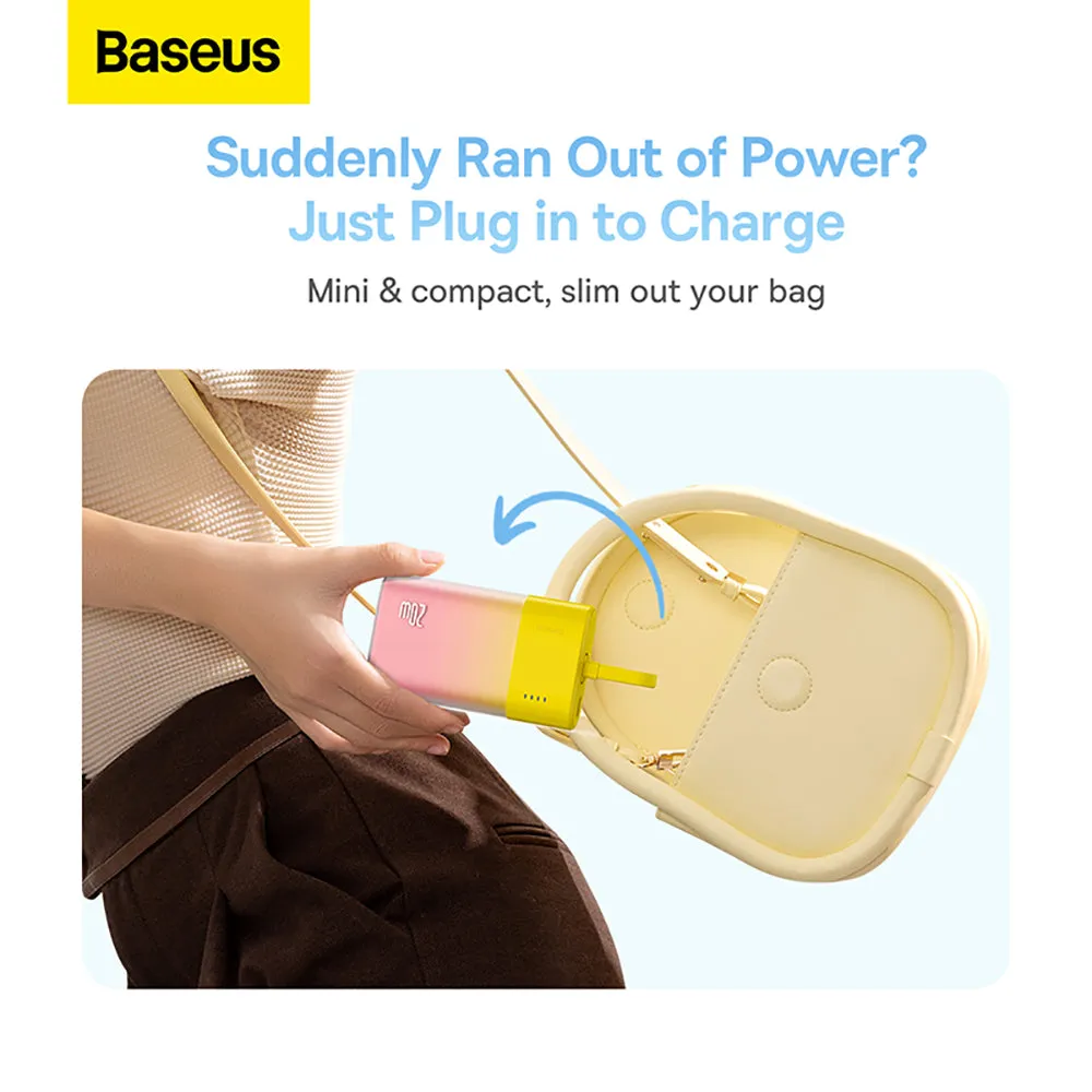 Baseus Popsicle Power Bank Type-C Version 5200mAh 20W - Starry Yellow