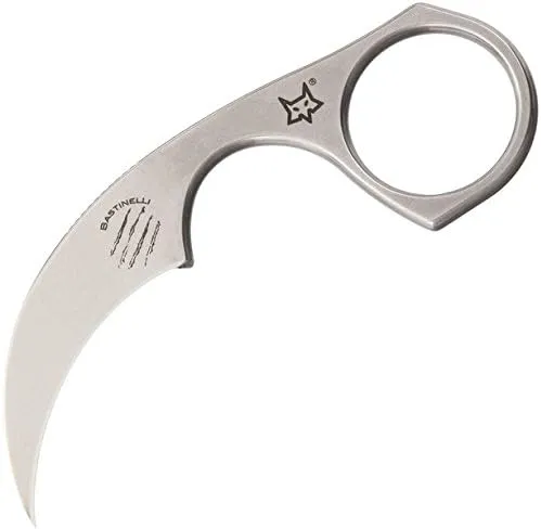 Bastinelli Creations BAS06 Diagnostic Fixed Blade Knife SW Stainless Karambit