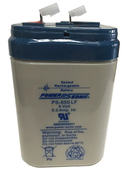 BATTERY PS650LF 6V 5A SLIP ON LANTERN GEL CELL