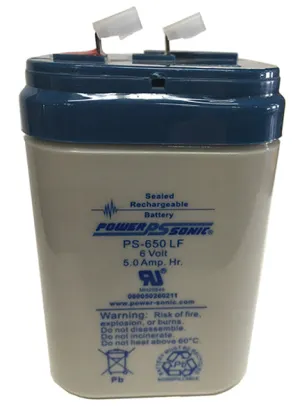 BATTERY PS650LF 6V 5A SLIP ON LANTERN GEL CELL