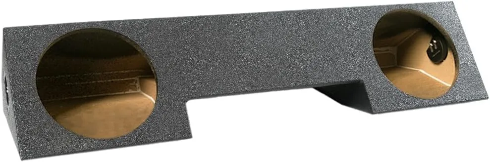 Bbox Dual 10 Inch Sprayliner Subwoofer Sealed Enclosure - Fits 1994-2002 Dodge Ram Quad Cab - Sprayliner Car Subwoofer Boxes & Enclosures - Subwoofer Box Improves Audio Quality Sound & Bass – Charcoal