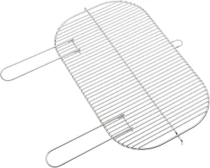BBQ grill, grill for charcoal and Loewy 55 barbecues, barbecue accessoryRectangular cooking grill, 55 x 33.5 cm