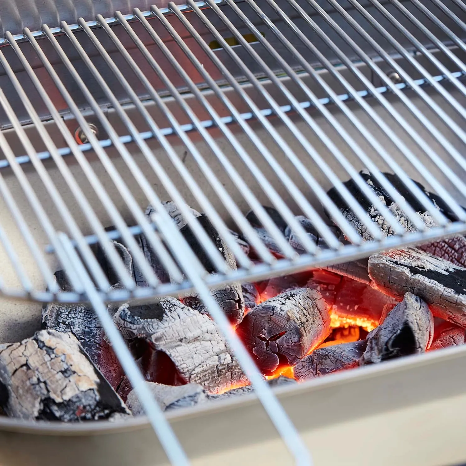 BBQ grill, grill for charcoal and Loewy 55 barbecues, barbecue accessoryRectangular cooking grill, 55 x 33.5 cm