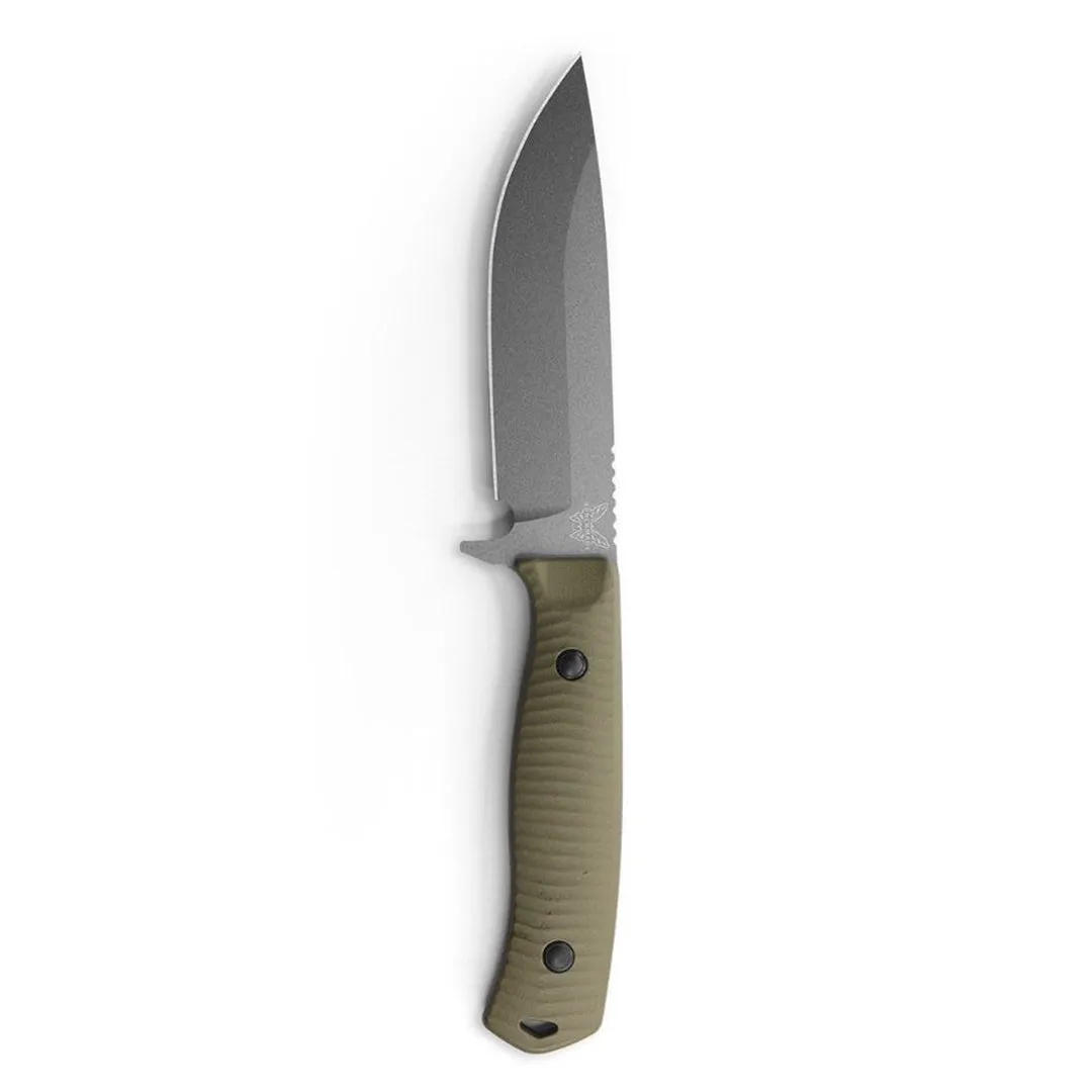 Benchmade Anonimus 539GY OD Green G-10 Drop-point Plain 5" Fixed Blade Knife