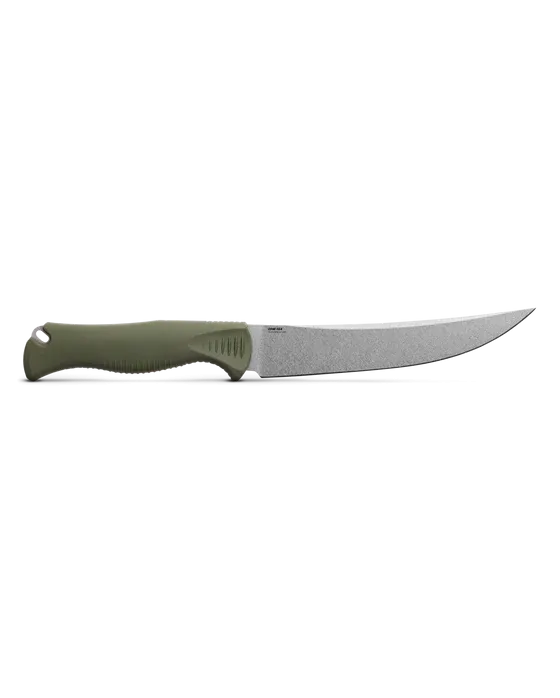 Benchmade Meatcrafter Dark Olive Santoprene 6.09" Fixed Knife (15500-04)